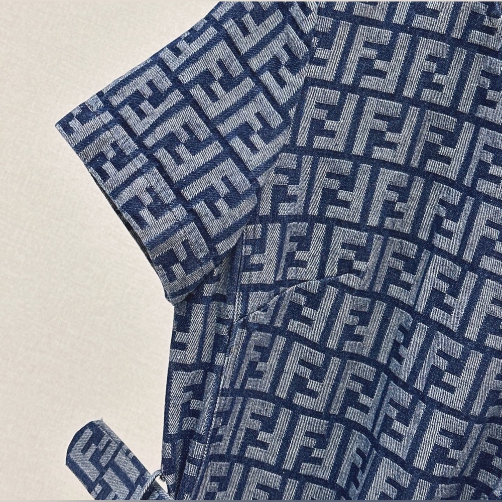 Fendi blue denim dress - Picture 5 of 6